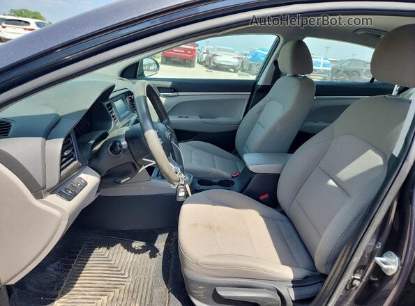 5NPD74LFXLH556389 2020 HYUNDAI ELANTRA Gray Սալոնի դիմացի տեսք