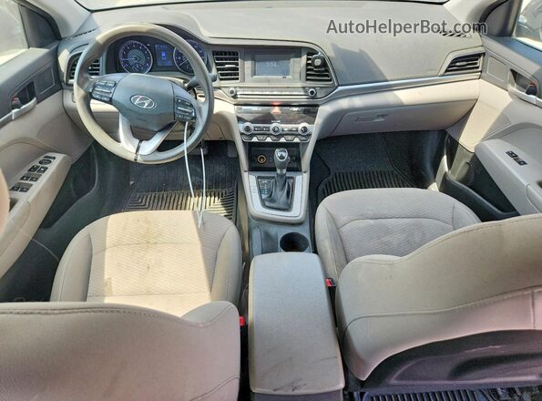 5NPD74LFXLH556389 2020 HYUNDAI ELANTRA Gray Առջևի վահանակի տեսք