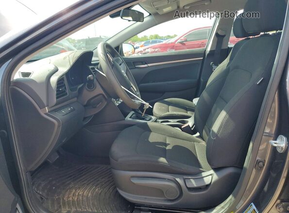5NPD74LFXLH578280 2020 HYUNDAI ELANTRA Charcoal Widok wnętrza z przodu