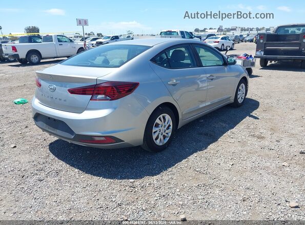 5NPD74LFXLH600875 2020 HYUNDAI ELANTRA Silver უკანა მარჯვენა
