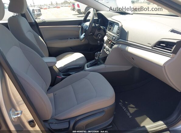 5NPD74LFXLH600875 2020 HYUNDAI ELANTRA Silver წინა სალონის ხედი