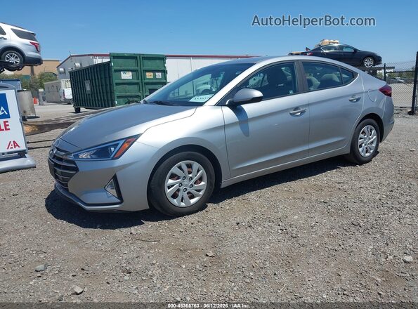 5NPD74LFXLH600875 2020 HYUNDAI ELANTRA Silver წინა მარცხენა ხედი სამი მეოთხედიდან
