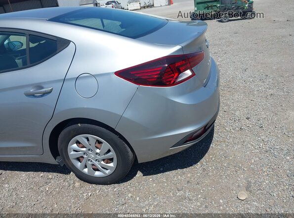 5NPD74LFXLH600875 2020 HYUNDAI ELANTRA Silver უკანა სალონის ხედი