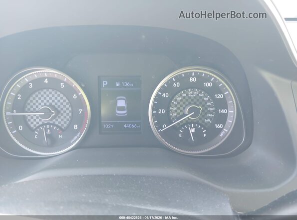 5NPD74LFXLH601170 2020 HYUNDAI ELANTRA Gray წინა მარცხენა ხედი სამი მეოთხედიდან