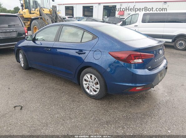 5NPD74LFXLH601315 2020 HYUNDAI ELANTRA Blue Rear left