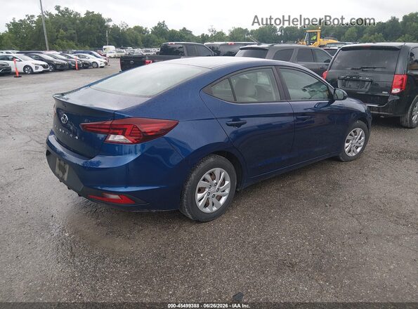 5NPD74LFXLH601315 2020 HYUNDAI ELANTRA Blue Rear right