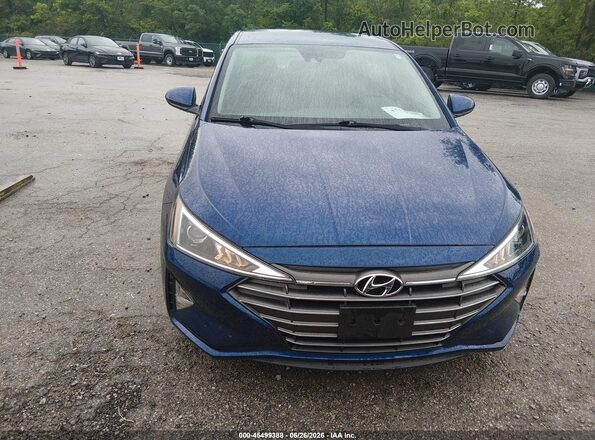5NPD74LFXLH601315 2020 HYUNDAI ELANTRA Blue Front view