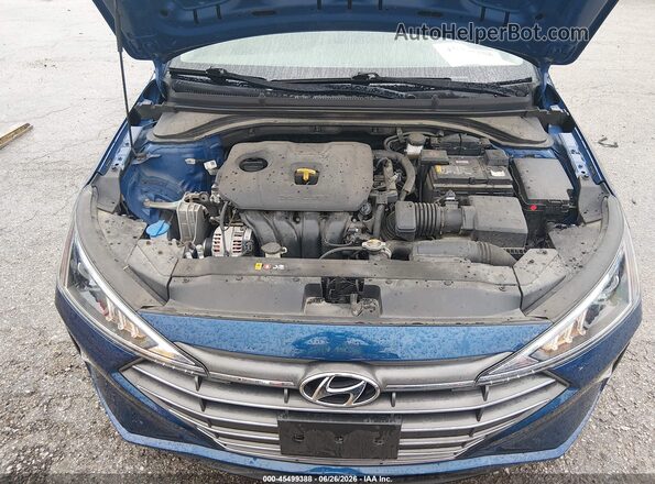 5NPD74LFXLH601315 2020 HYUNDAI ELANTRA Blue Rear view