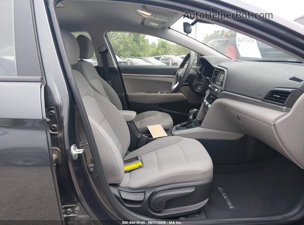 5NPD74LFXLH601380 2020 HYUNDAI ELANTRA Gray Vista interior delantera