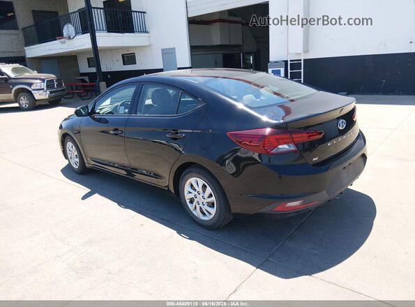 5NPD74LFXLH606966 2020 HYUNDAI ELANTRA Black Rear left