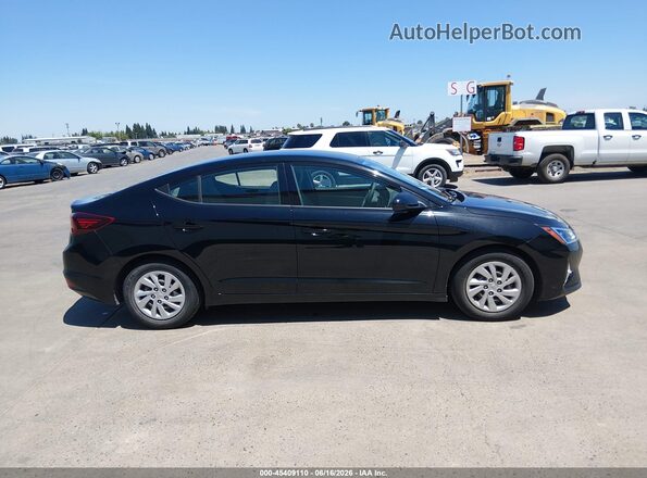 5NPD74LFXLH606966 2020 HYUNDAI ELANTRA Black Rear interior view