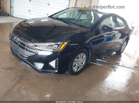 5NPD74LFXLH607034 2020 HYUNDAI ELANTRA Black Vista tres cuartos delantera izquierda