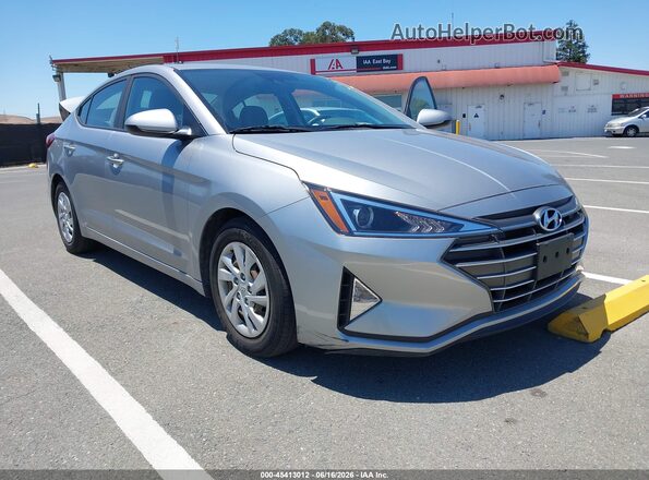 5NPD74LFXLH607048 2020 HYUNDAI ELANTRA Silver Widok z przodu