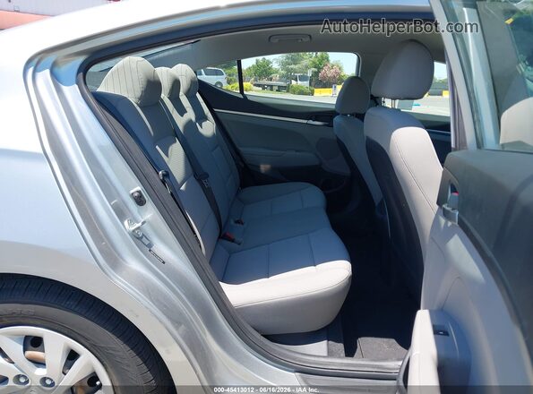 5NPD74LFXLH607048 2020 HYUNDAI ELANTRA Silver Widok naklejki z numerem VIN