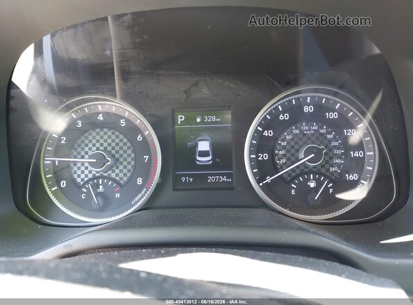 5NPD74LFXLH607048 2020 HYUNDAI ELANTRA Silver Widok tylnych siedzeń