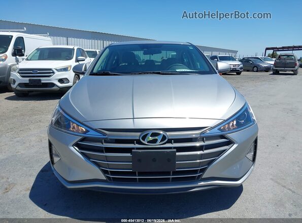 5NPD74LFXLH607048 2020 HYUNDAI ELANTRA Silver Widok wnętrza z tyłu