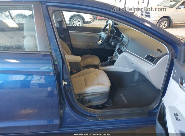 5NPD74LFXLH607941 2020 HYUNDAI ELANTRA Blue Սալոնի դիմացի տեսք