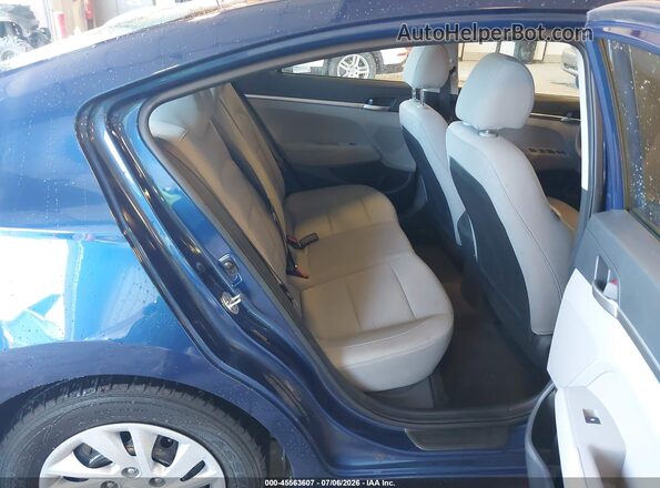 5NPD74LFXLH607941 2020 HYUNDAI ELANTRA Blue VIN կոդի պիտակի տեսք