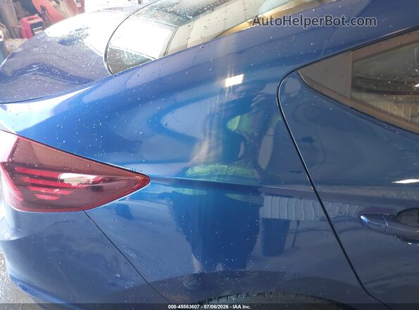 5NPD74LFXLH607941 2020 HYUNDAI ELANTRA Blue Սալոնի հետևի տեսք