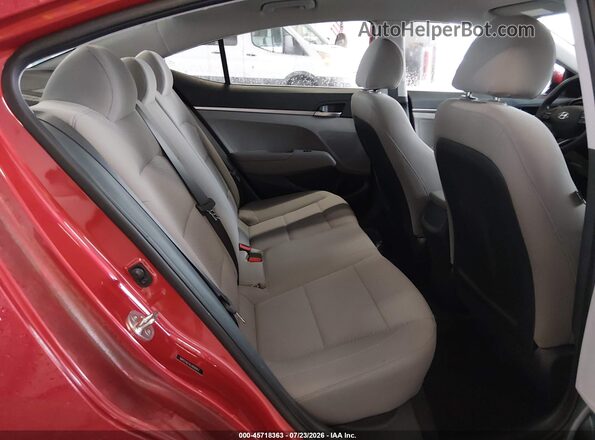 5NPD74LFXLH608913 2020 HYUNDAI ELANTRA Red Vista de la etiqueta del VIN