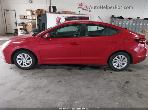 5NPD74LFXLH608913 2020 HYUNDAI ELANTRA Red Vista interior de 360 grados