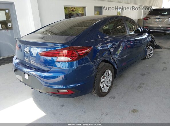 5NPD74LFXLH609947 2020 HYUNDAI ELANTRA Blue უკანა მარჯვენა