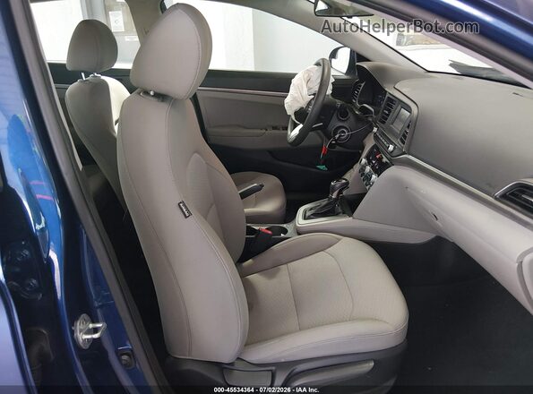 5NPD74LFXLH609947 2020 HYUNDAI ELANTRA Blue წინა სალონის ხედი