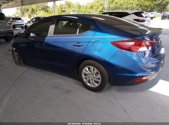 5NPD74LFXLH609947 2020 HYUNDAI ELANTRA Blue უკანა მარცხენა