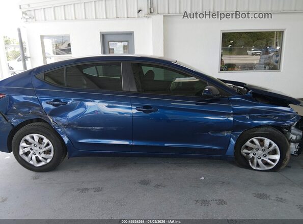 5NPD74LFXLH609947 2020 HYUNDAI ELANTRA Blue უკანა სალონის ხედი