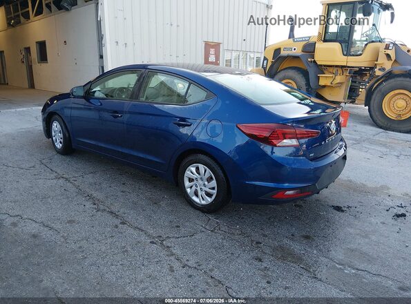 5NPD74LFXLH610466 2020 HYUNDAI ELANTRA Синий Задняя левая четверть