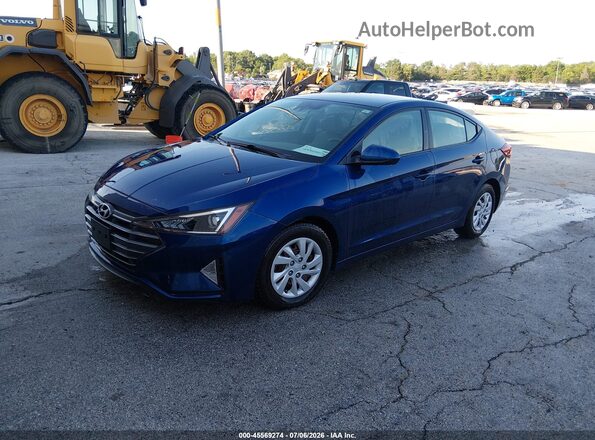 5NPD74LFXLH610466 2020 HYUNDAI ELANTRA Синий Передняя левая четверть