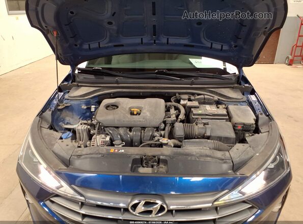 5NPD74LFXLH610466 2020 HYUNDAI ELANTRA Синий Вид сзади