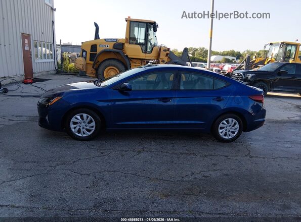 5NPD74LFXLH610466 2020 HYUNDAI ELANTRA Синий Панорамный вид салона 360°