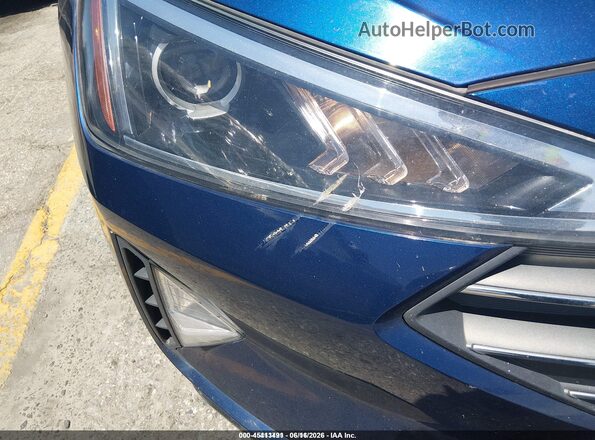 5NPD74LFXLH615439 2020 HYUNDAI ELANTRA Blue Вид спереду