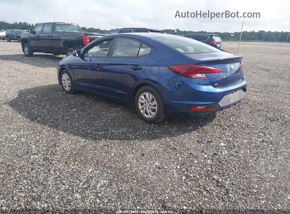 5NPD74LFXLH616820 2020 HYUNDAI ELANTRA Blue Tył lewy