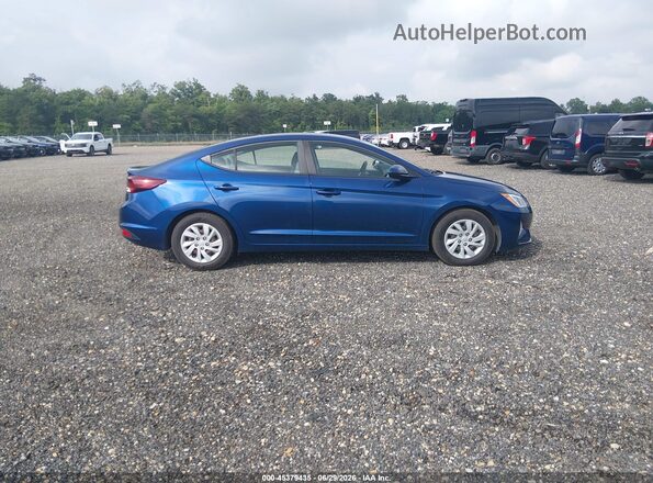 5NPD74LFXLH616820 2020 HYUNDAI ELANTRA Blue Widok wnętrza z tyłu