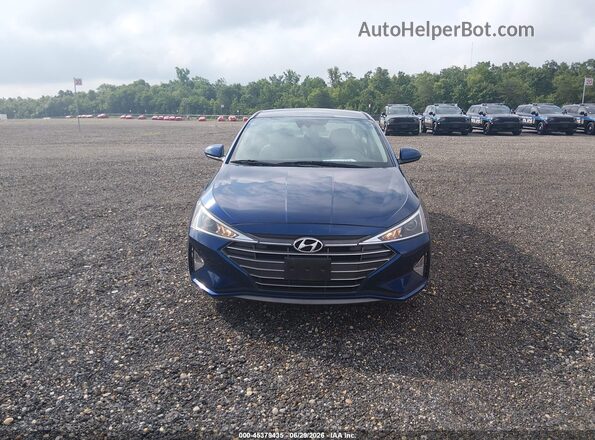 5NPD74LFXLH616820 2020 HYUNDAI ELANTRA Blue Widok zestawu wskaźników