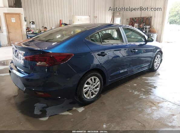 5NPD74LFXLH618213 2020 HYUNDAI ELANTRA Blue უკანა მარჯვენა