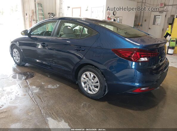 5NPD74LFXLH618213 2020 HYUNDAI ELANTRA Blue უკანა მარცხენა