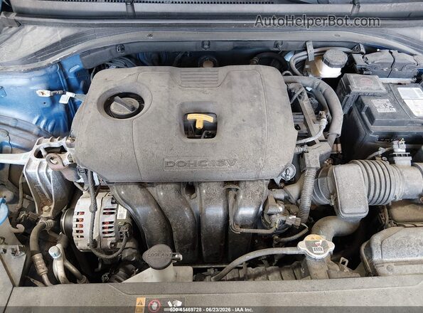 5NPD74LFXLH618213 2020 HYUNDAI ELANTRA Blue უკანა ხედი