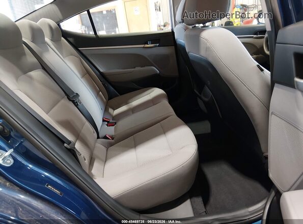5NPD74LFXLH618213 2020 HYUNDAI ELANTRA Blue VIN კოდის სტიკერის ხედი