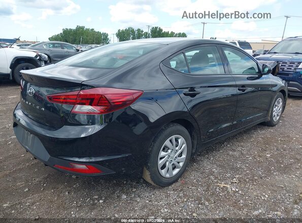 5NPD74LFXLH618888 2020 HYUNDAI ELANTRA Black უკანა მარჯვენა