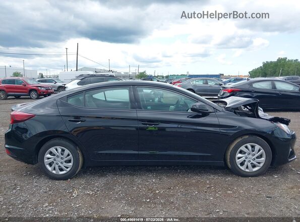5NPD74LFXLH618888 2020 HYUNDAI ELANTRA Black უკანა სალონის ხედი