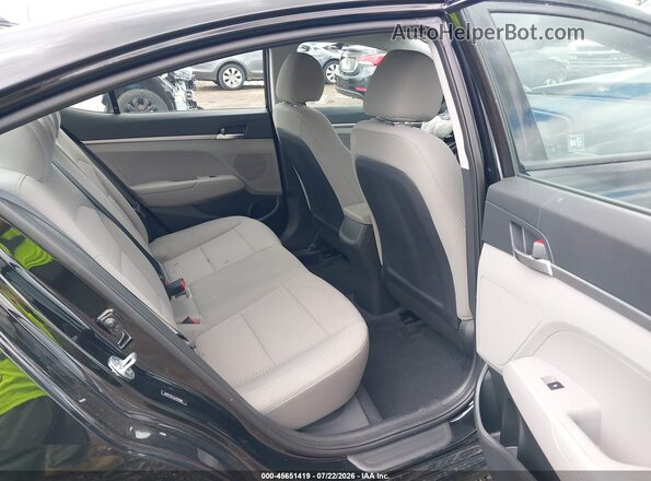 5NPD74LFXLH618888 2020 HYUNDAI ELANTRA Black VIN კოდის სტიკერის ხედი