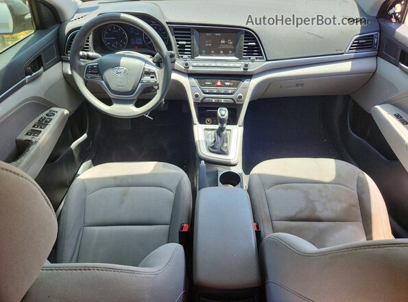 5NPD84LF0HH010429 2017 HYUNDAI ELANTRA Silver Vista del salpicadero