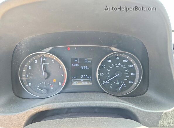 5NPD84LF0HH010429 2017 HYUNDAI ELANTRA Silver Vista del cuadro de instrumentos