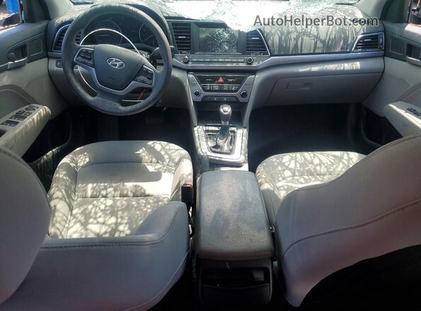 5NPD84LF0HH021673 2017 HYUNDAI ELANTRA Black Vista del salpicadero