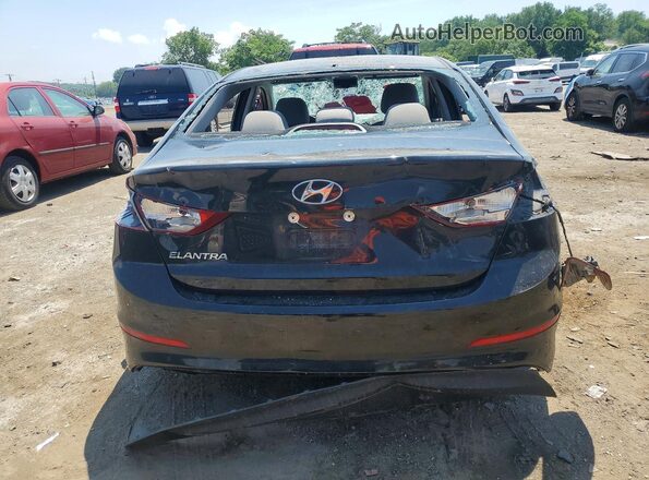 5NPD84LF0HH021673 2017 HYUNDAI ELANTRA Black Vista trasera