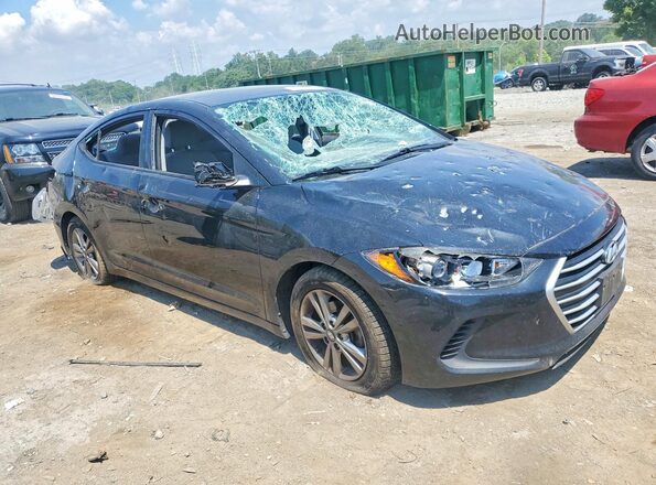 5NPD84LF0HH021673 2017 HYUNDAI ELANTRA Black Delantero derecho