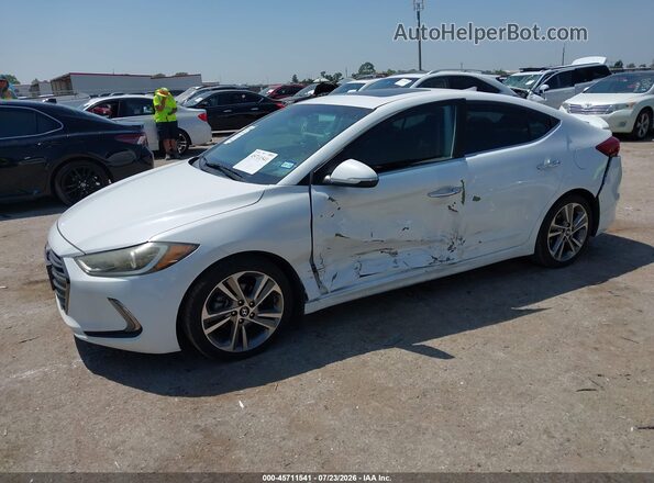 5NPD84LF0HH027540 2017 HYUNDAI ELANTRA White Передня ліва чверть